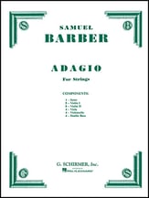 Adagio for Strings Orchestra sheet music cover